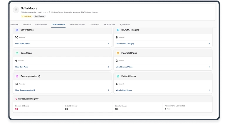 Patient Management workspace preview